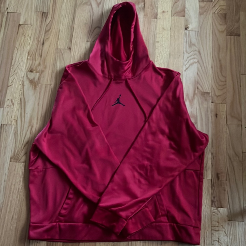 Men’s Nike Jordan hoodie sweatshirt. Red, size XXL